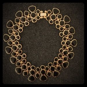 Black and gold high necklace